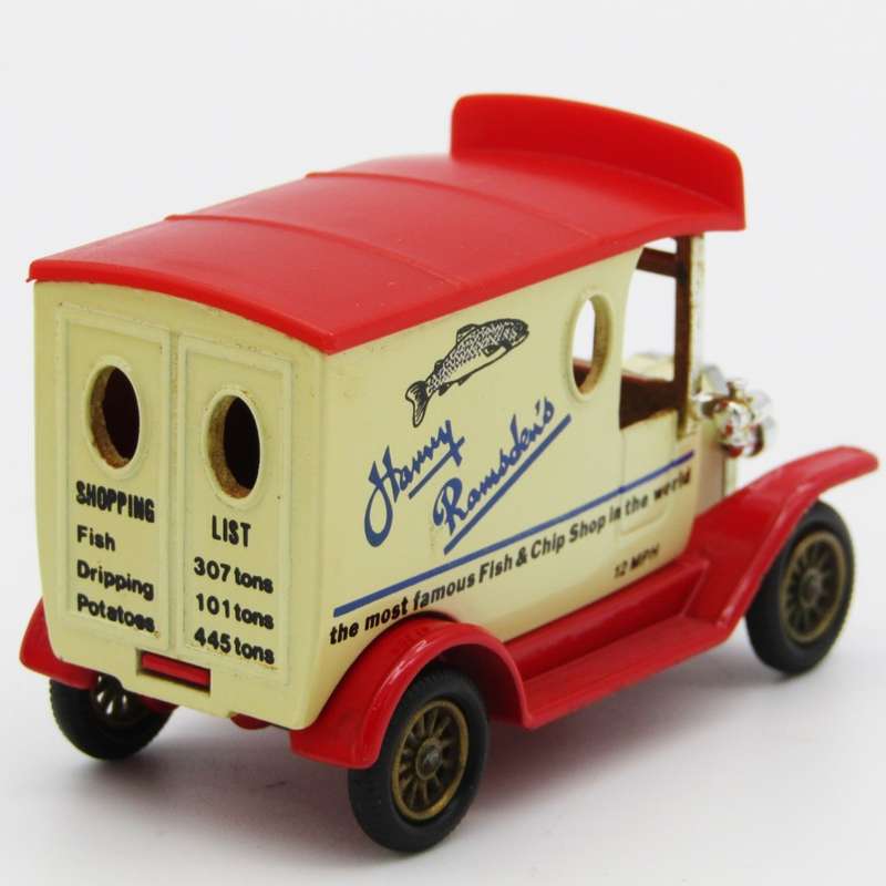 Lledo Ford Model T Harry Ramsden`s delivery van model car in box