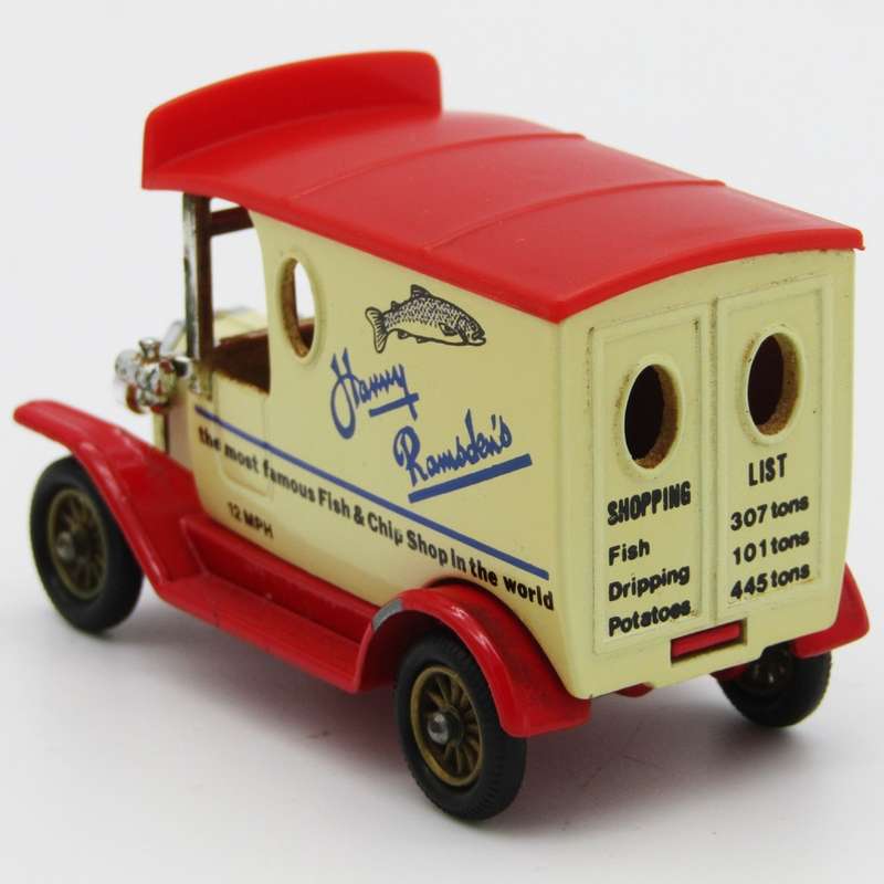 Lledo Ford Model T Harry Ramsden`s delivery van model car in box