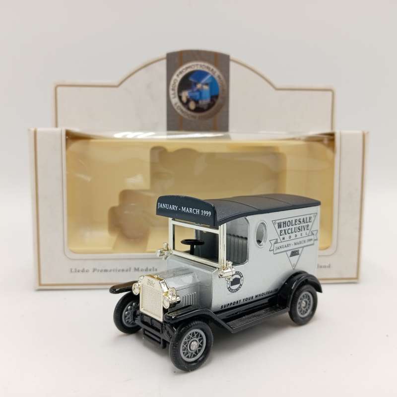 Lledo Ford model T advertisement van - ``wholesale exclusive model ` - in box