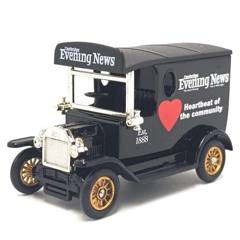 Lledo Ford Model T Cambridge Evening News delivery van model car in box