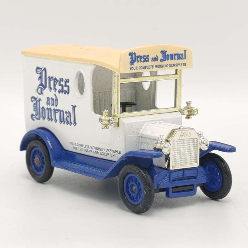 Lledo Ford Model T Press and Journal delivering van in box