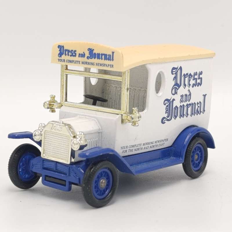 Lledo Ford Model T Press and Journal delivering van in box