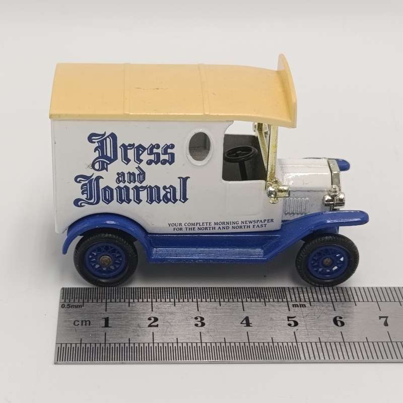Lledo Ford Model T Press and Journal delivering van in box