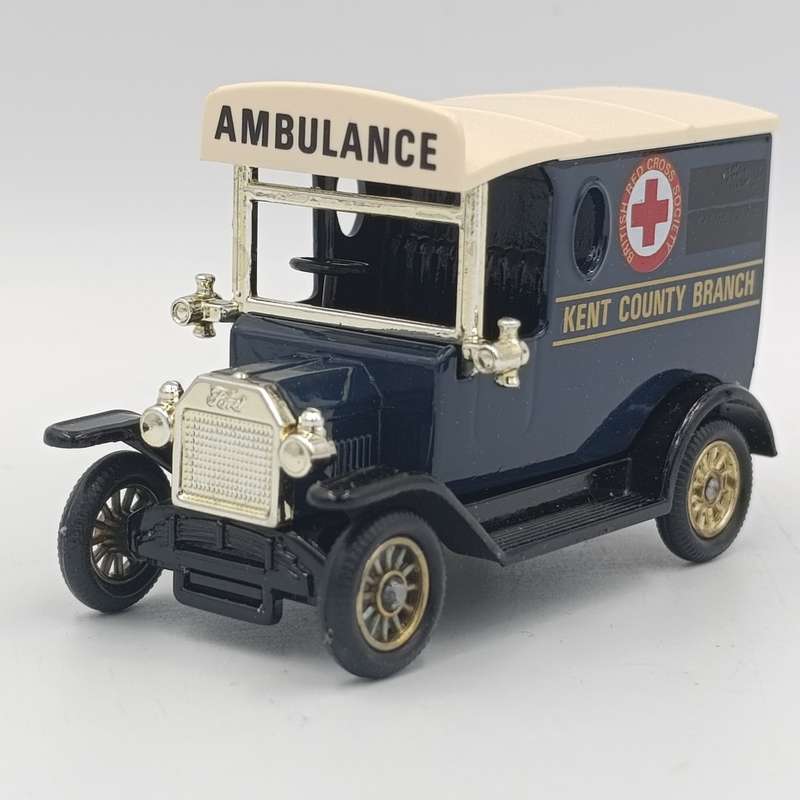 Lledo Ford Model T kent County Branch delivery van in box - limited red cross issue #0317 of 1058