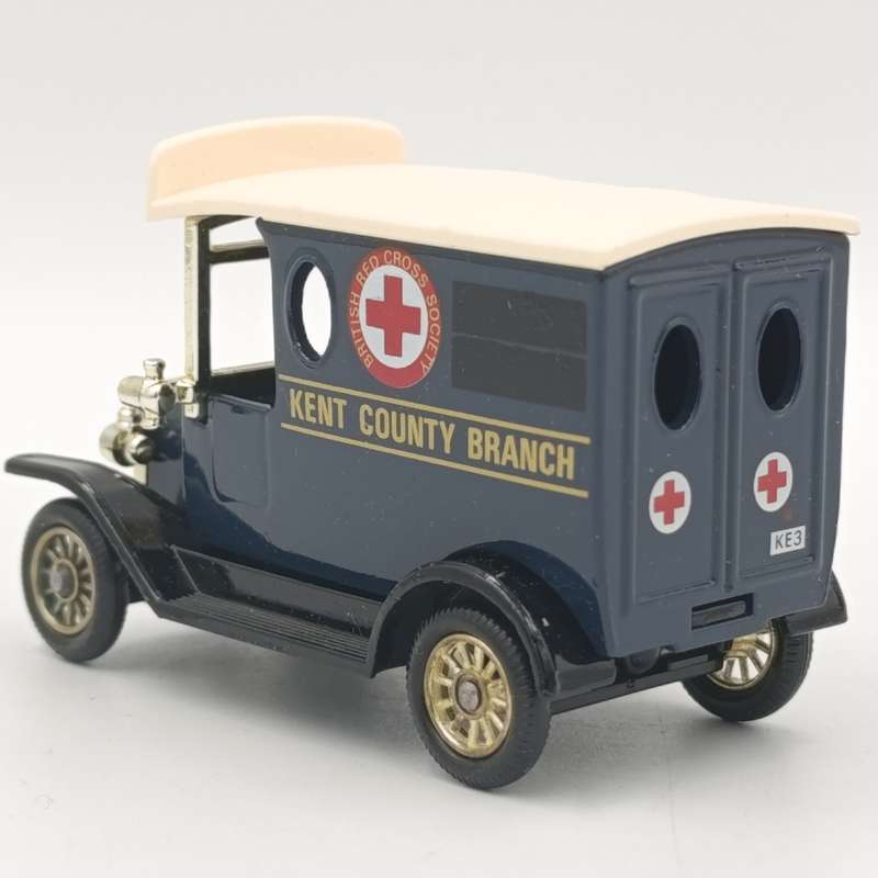 Lledo Ford Model T kent County Branch delivery van in box - limited red cross issue #0317 of 1058