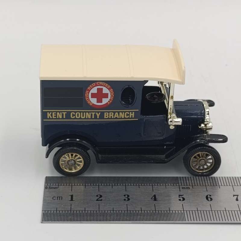 Lledo Ford Model T kent County Branch delivery van in box - limited red cross issue #0317 of 1058