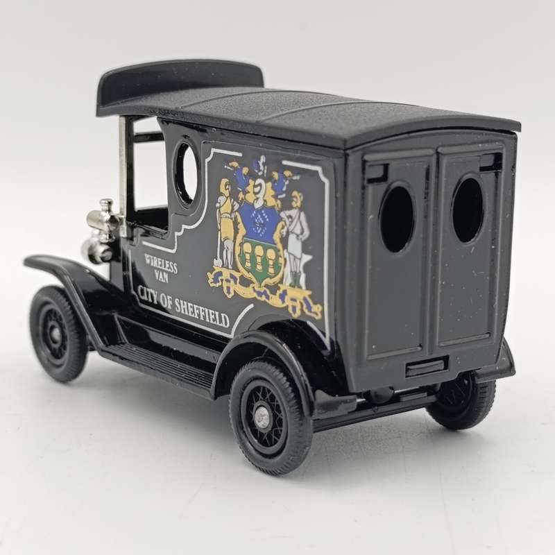 Lledo Ford Model T City of Sheffiled Wireless van model car in box