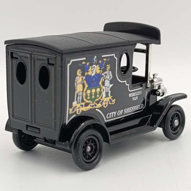 Lledo Ford Model T City of Sheffiled Wireless van model car in box