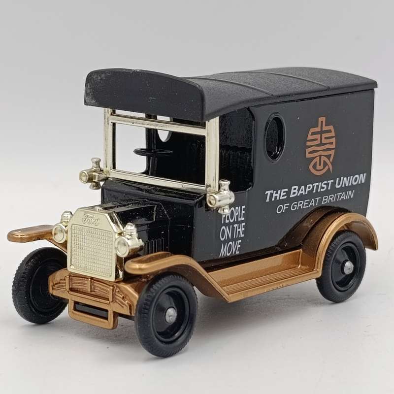 Lledo Ford Model T The Baptist Union of Great Britain delivery van model car in box