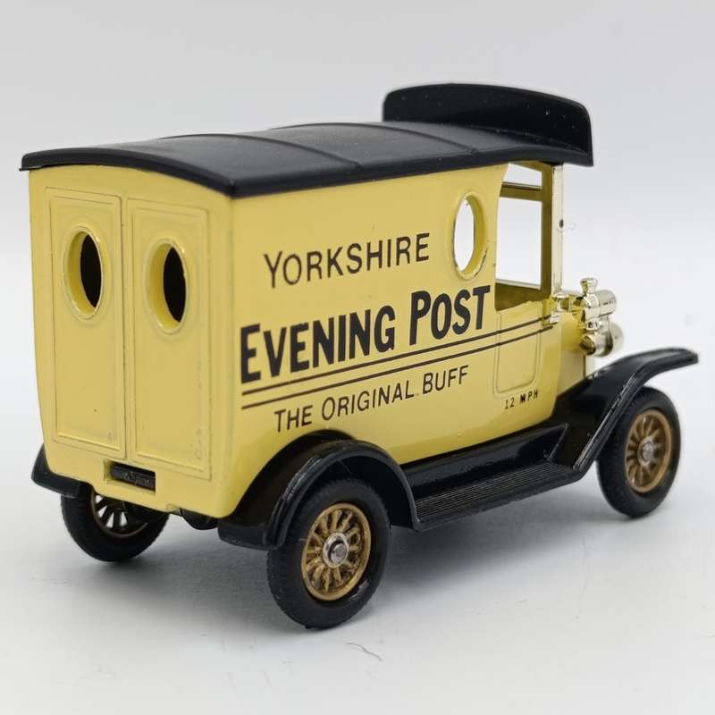 Lledo Ford model T advertisement van - Yorkshire `Evening Post` - in box with figurines