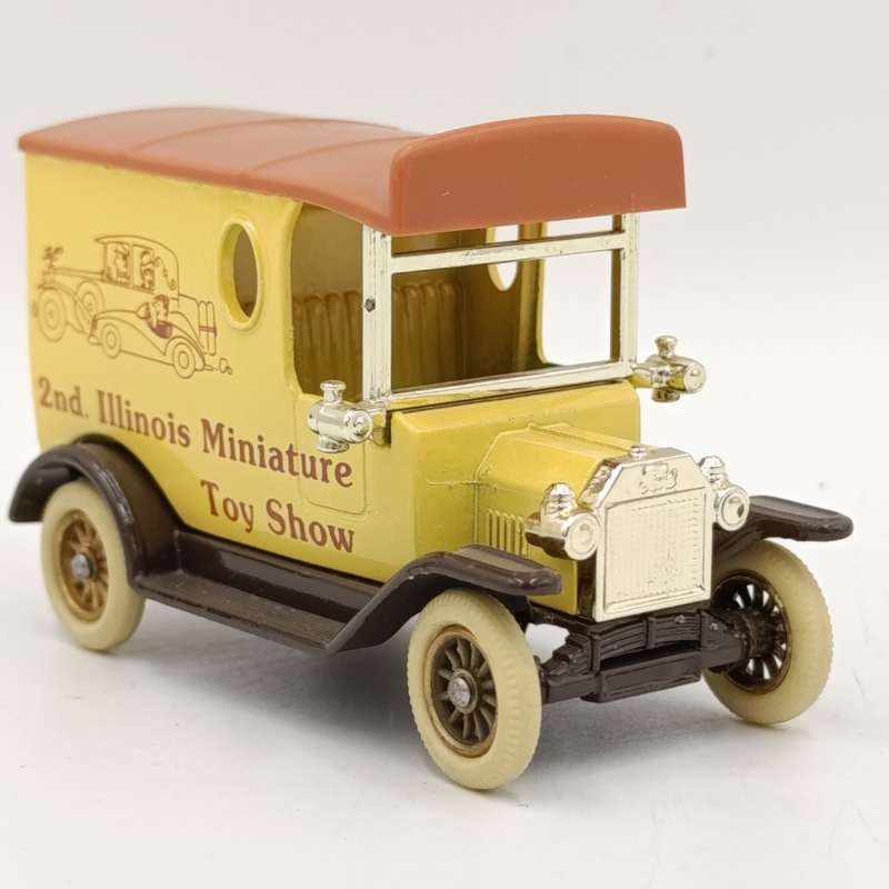 Lledo Ford Model T advertisement die-cast model van - `2nd Illinois miniature Toy show` - in box