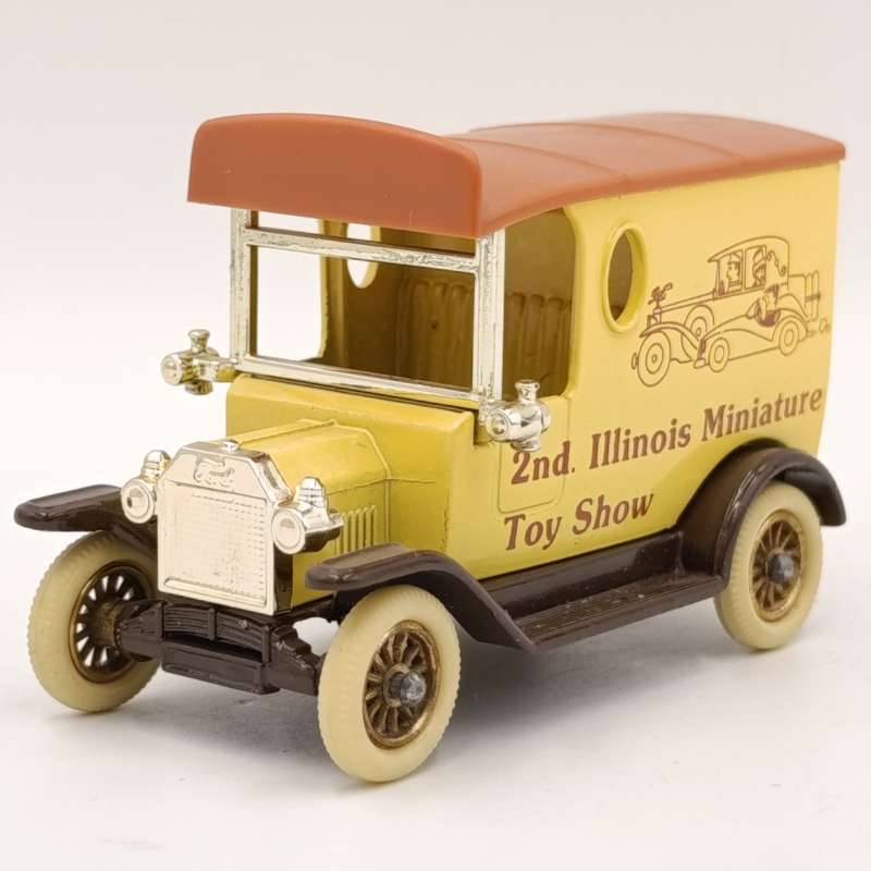 Lledo Ford Model T advertisement die-cast model van - `2nd Illinois miniature Toy show` - in box