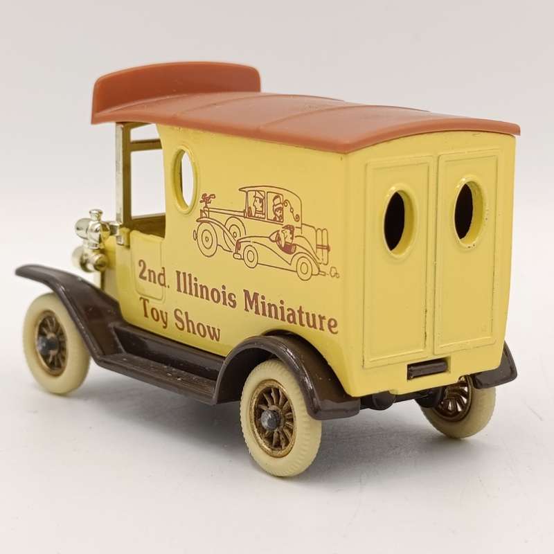 Lledo Ford Model T advertisement die-cast model van - `2nd Illinois miniature Toy show` - in box