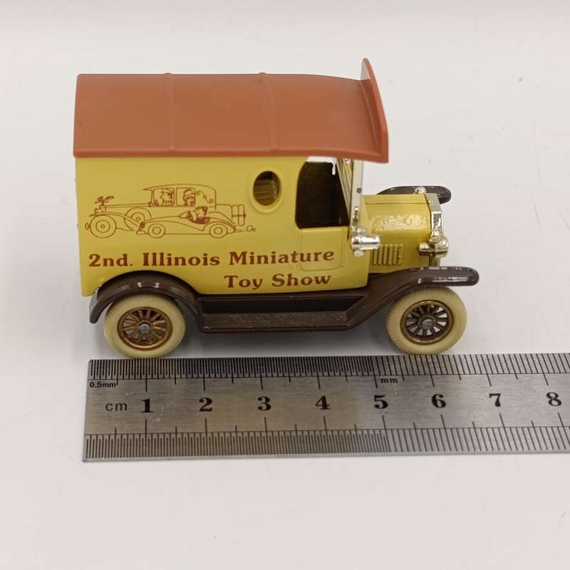 Lledo Ford Model T advertisement die-cast model van - `2nd Illinois miniature Toy show` - in box