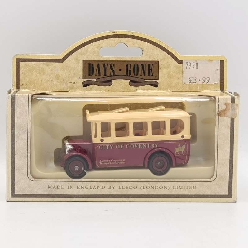 Lledo Dennis coach - City of Coventry advertising model car in box