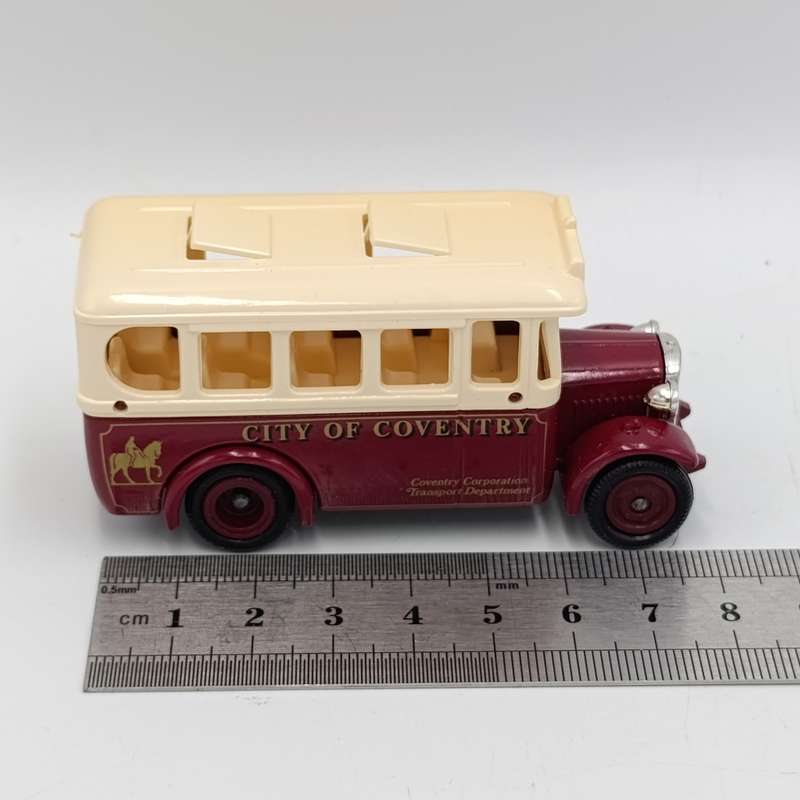 Lledo Dennis coach - City of Coventry advertising model car in box