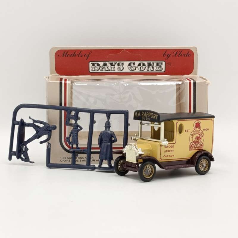 Lledo Ford Model T advertisement van - Morcol product - in box with figurines