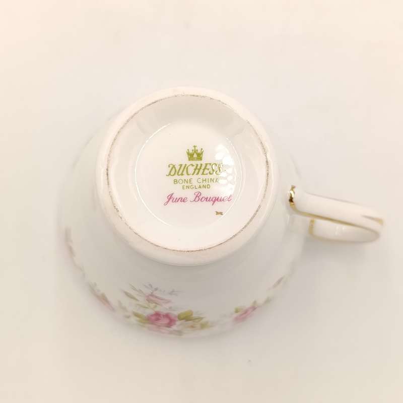 Vintage Duches June Bouquet porcelain trio