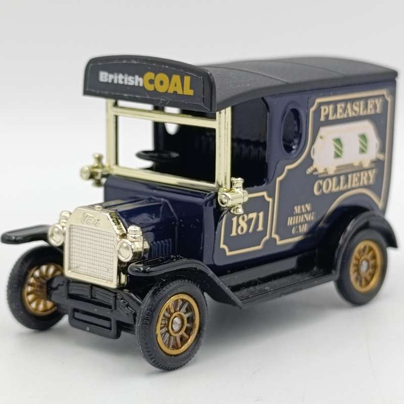 Lledo Ford Model T advertisement die-cast van - `Pleasley colliery` - in box