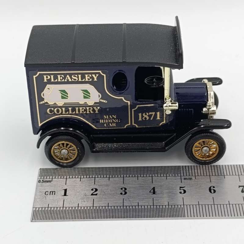 Lledo Ford Model T advertisement die-cast van - `Pleasley colliery` - in box