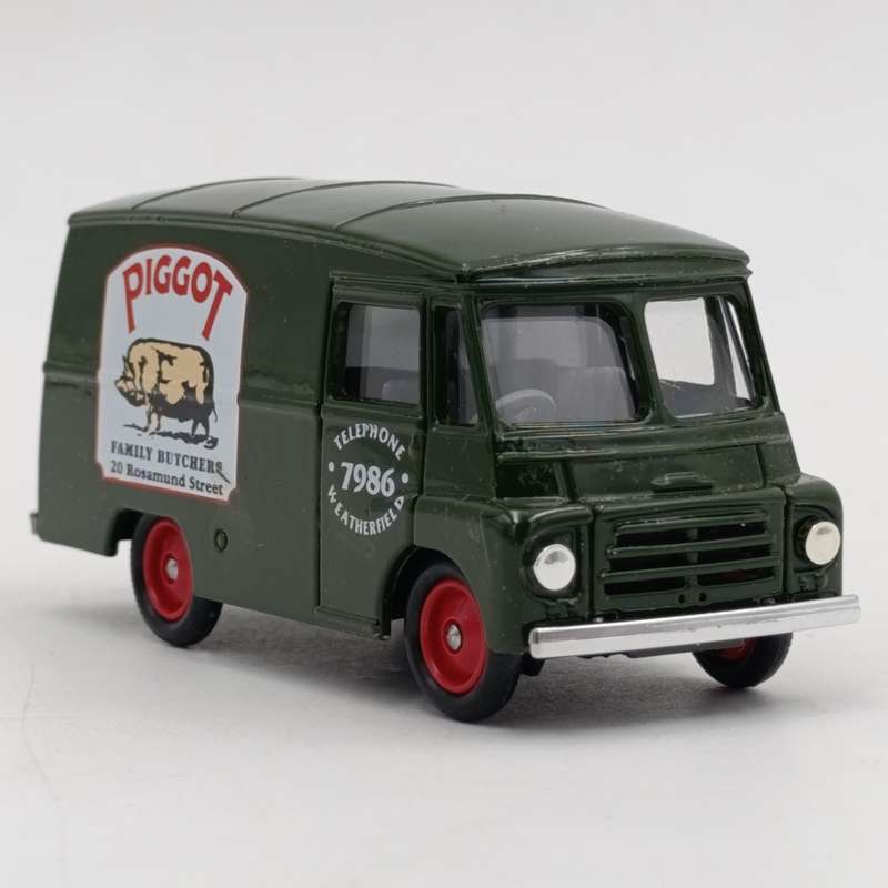 Lledo 1959 Morris LD 150 Piggot family butchers delivery van model car in box