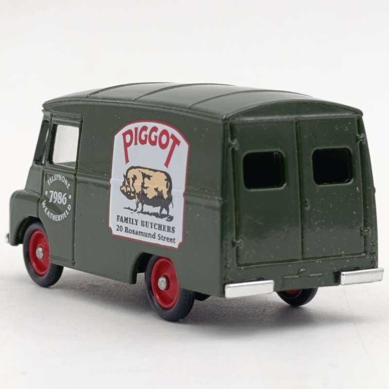 Lledo 1959 Morris LD 150 Piggot family butchers delivery van model car in box