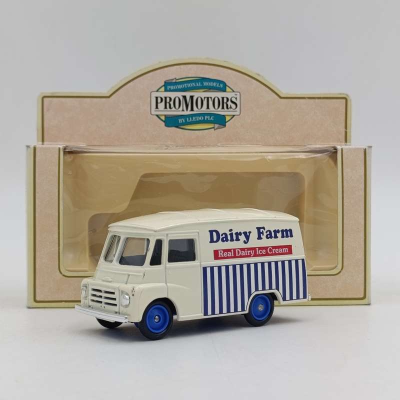 Lledo 1959 Morris LD 150 Dairy Farm die-cast delivery van model car in box