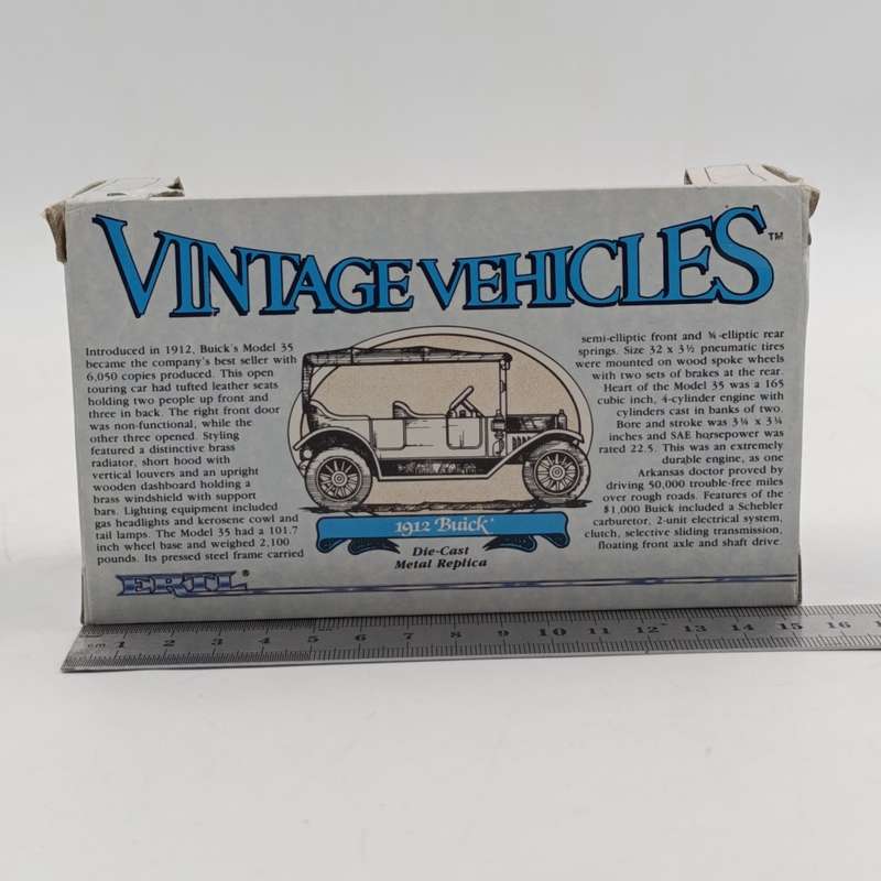 ERTL Vintage Vehicles 1912 Buick die-cast model car - still sealed - scale 1/43