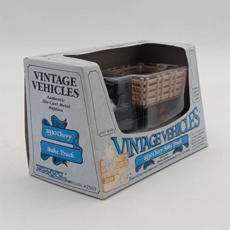 ERTL Vintage Vehicles 1930 Chevy Stake truck die-cast model - sealed in box - scale 1/43