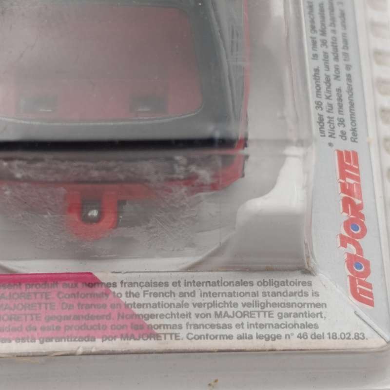 Vintage Majorette #281 Peugeot 205 GTI die-cast toy car - still sealed in pack