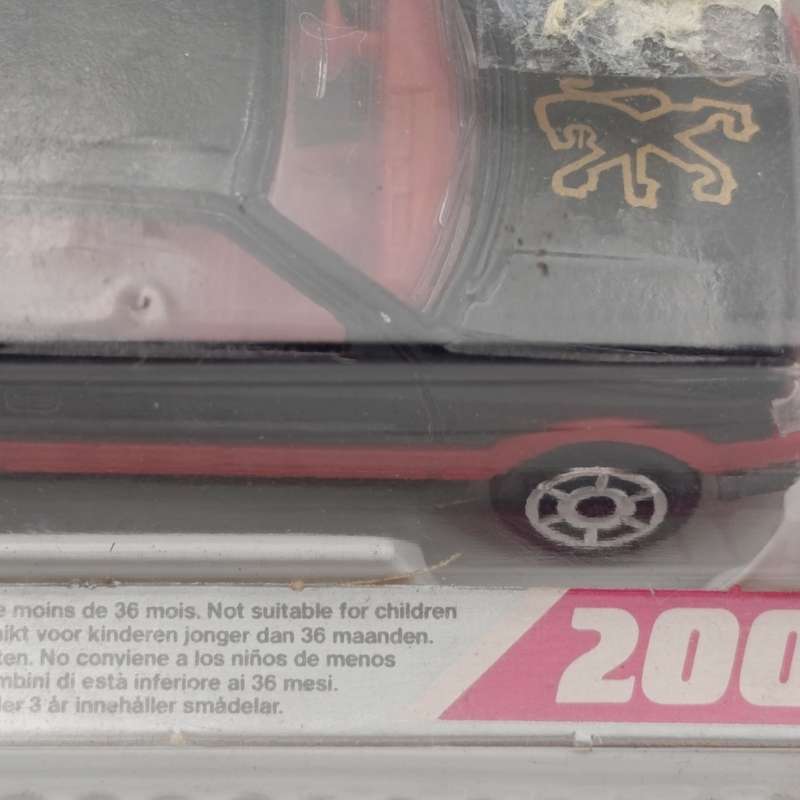 Vintage Majorette #281 Peugeot 205 GTI die-cast toy car - still sealed in pack