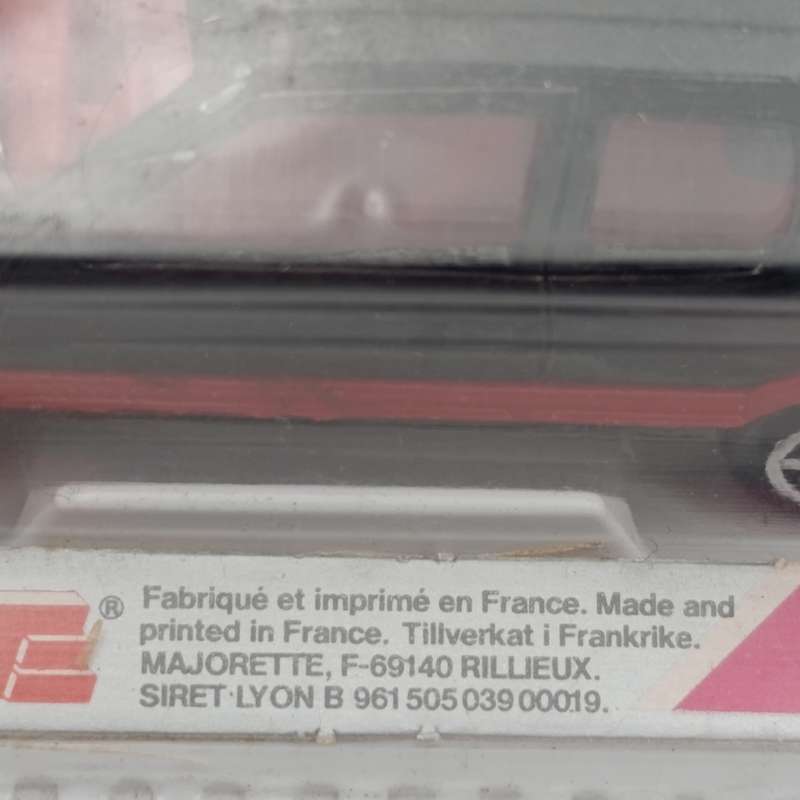 Vintage Majorette #281 Peugeot 205 GTI die-cast toy car - still sealed in pack