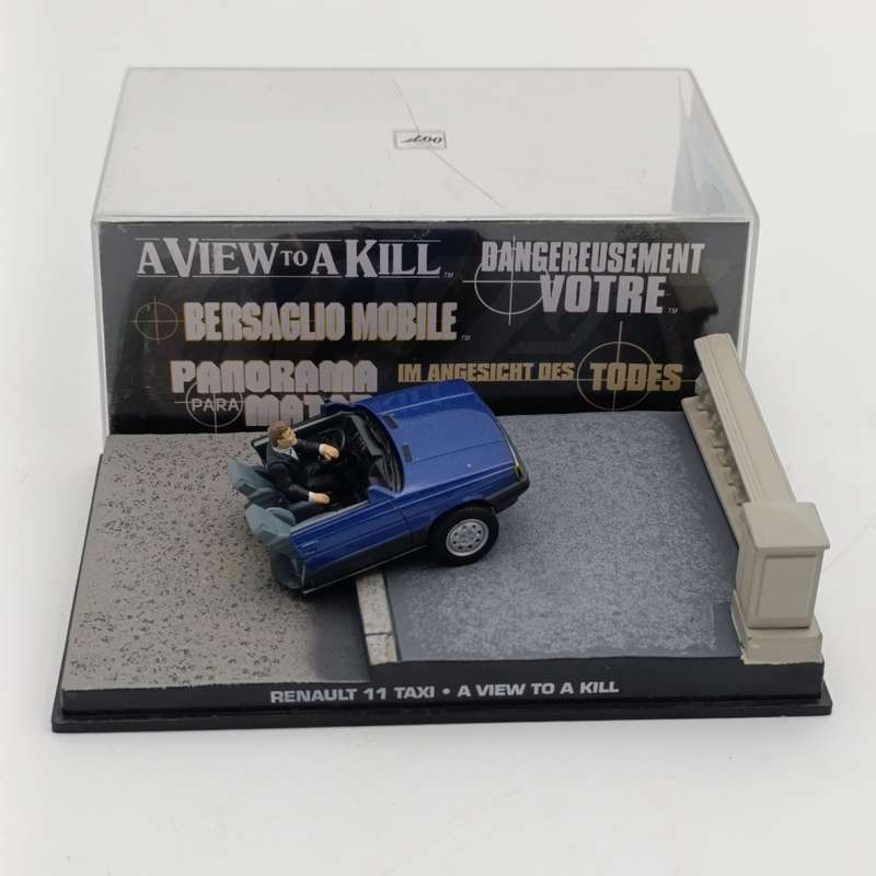 James Bond 007 Renault II Taxi die-cast model car - a view to a kill