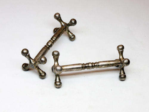 Pair of silver plated spoon rests
