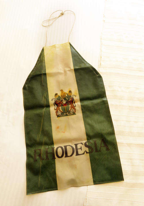 Vintage Rhodesia banner flag / apron