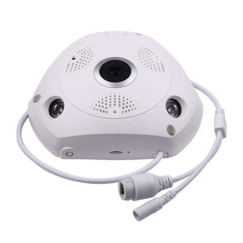 360° 3D VR Panorama Security Camera Fisheye Lens 960P 1.3MP WiFi Night Vision