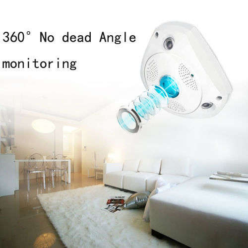 360° 3D VR Panorama Security Camera Fisheye Lens 960P 1.3MP WiFi Night Vision