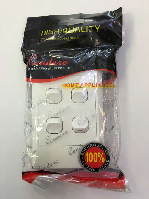 Hight  Quality  Electrical  Accessories 4 lever 1 way switch 2*4
