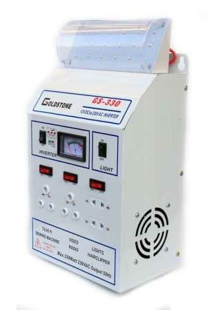 INVERTER: 330W DC TO AC MODIFIED SINE WAVE INVERTER + A LED LAMP. Free Shipping. Collections allowed