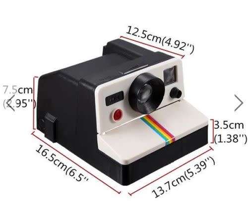 Polaroll Vintage Polaroid Camera Toilet Paper Tissue Roll Holder Cover Storage