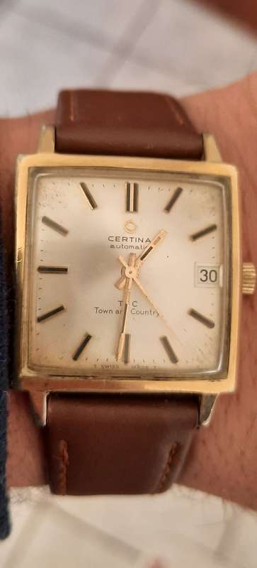 Vintage mens watch certina automatic