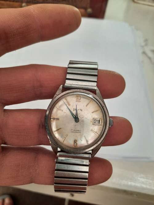Vintage mens Delphin wind-up watch