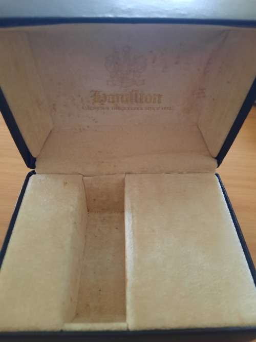Vintage Hamilton masterpiece mens watch plus box and warranty manual