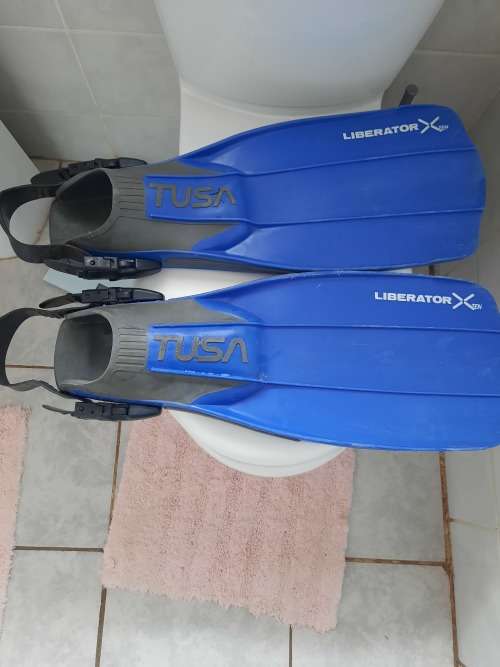 wetsuit booties and flippers