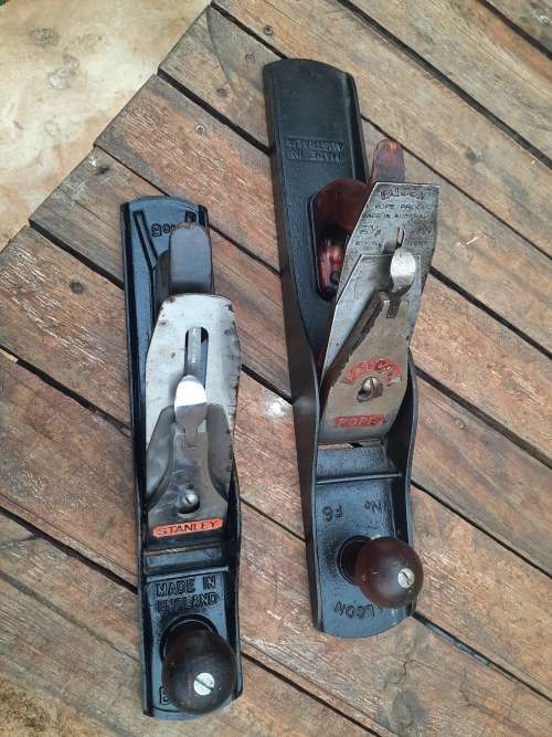 2 vintage wood file`s