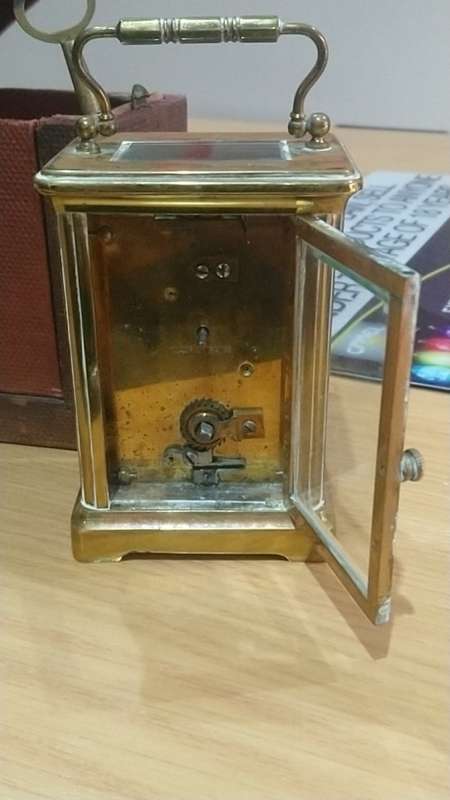 french carriage clock in original box