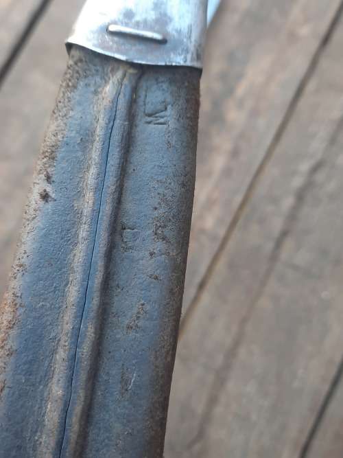 boer war bayonet plus army rifle cleaning kit