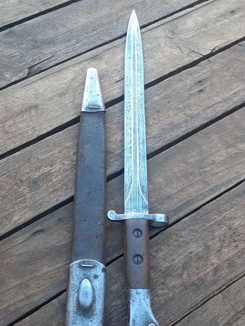 boer war bayonet plus army rifle cleaning kit