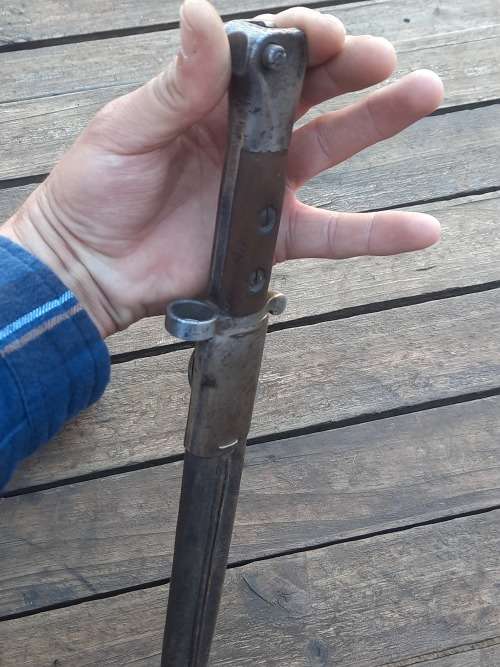 boer war bayonet plus army rifle cleaning kit