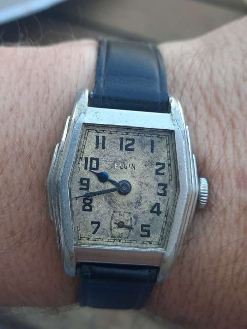 vintage men's elgin watch